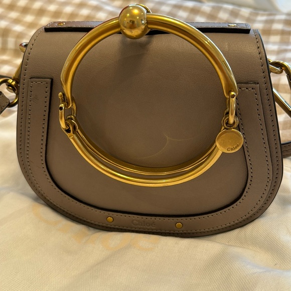 Chloe Nile NEAR MINT Bag Motty Grey - Picture 1 of 9